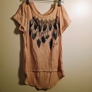Dreamgirl Pink and Black Graphic Tee